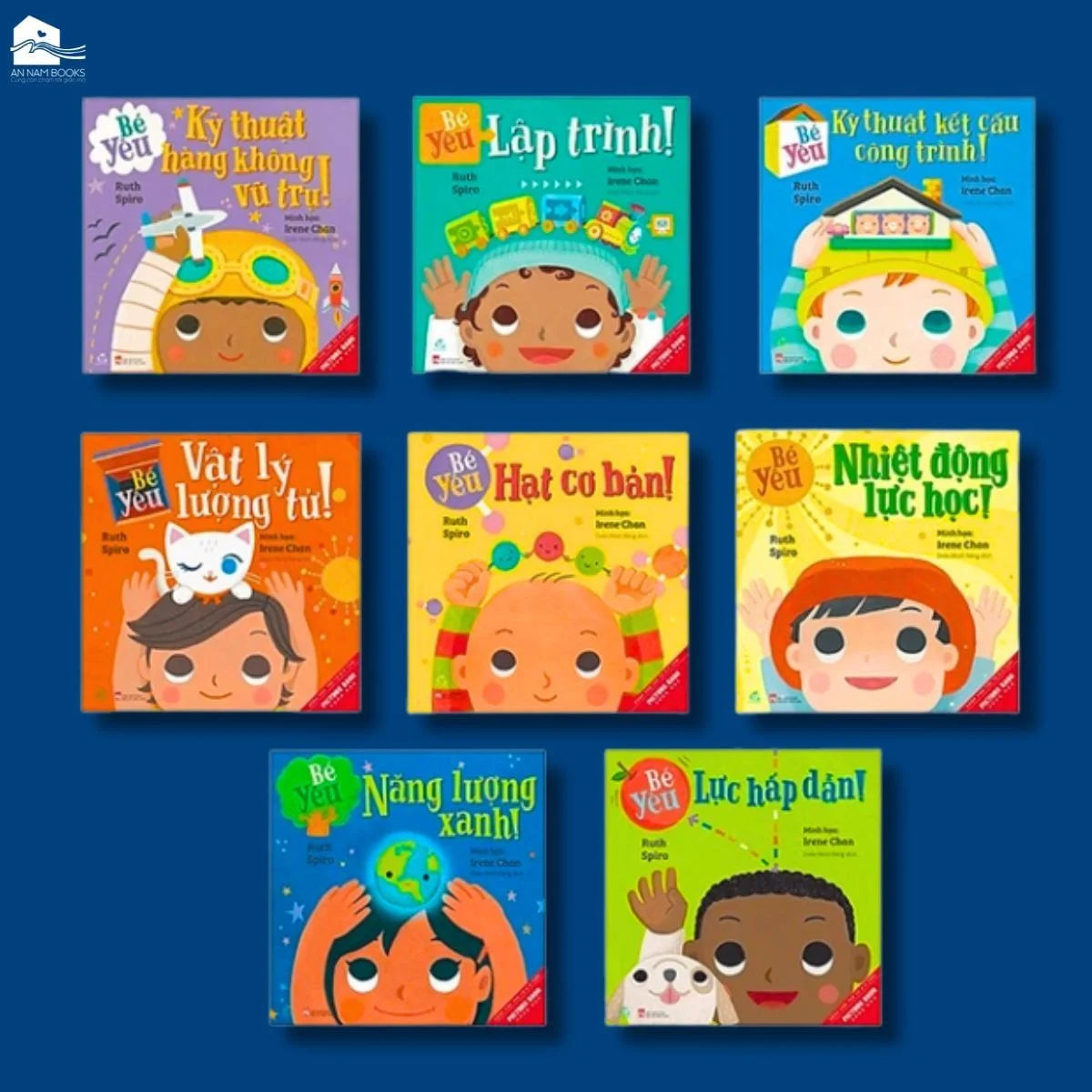 Bộ sách Bé yêu Khoa học| Bilingual Vietnamese English Books about science for kids