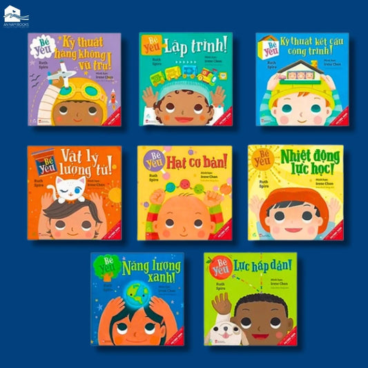 Bộ sách Bé yêu Khoa học| Bilingual Vietnamese English Books about science for kids