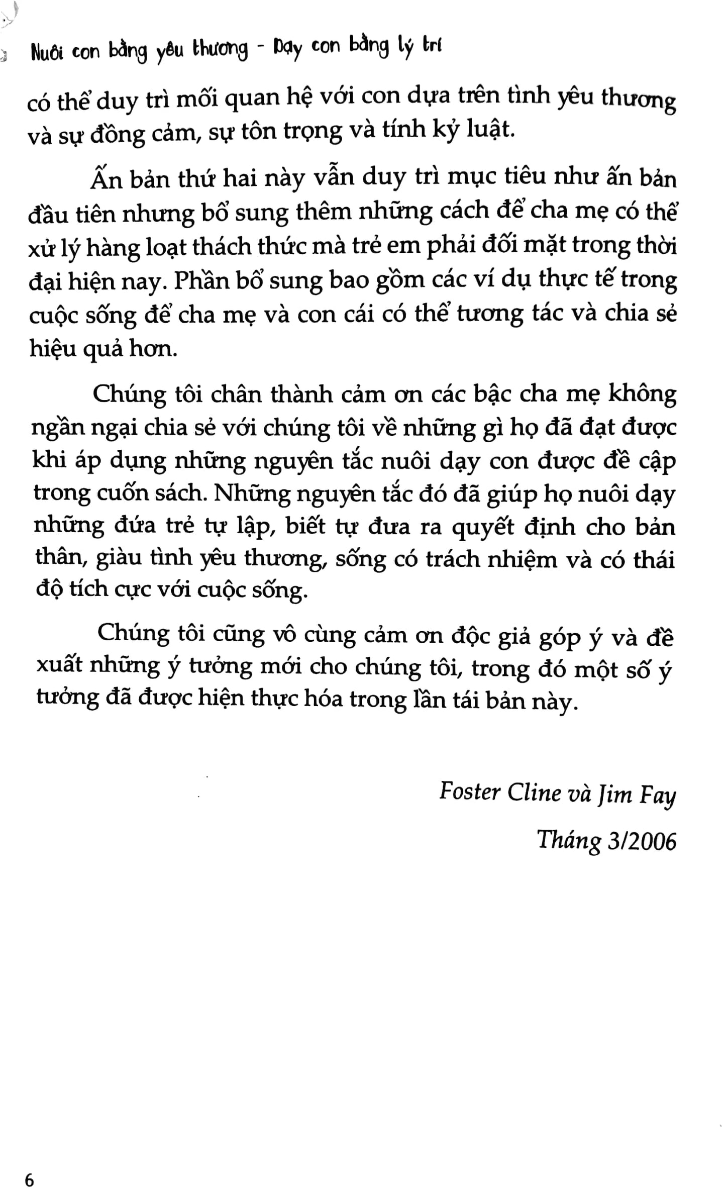 Nuôi Con Bằng Yêu Thương Dạy Con Bằng Lý Trí (Parenting with love and logic Vietnamese edition))