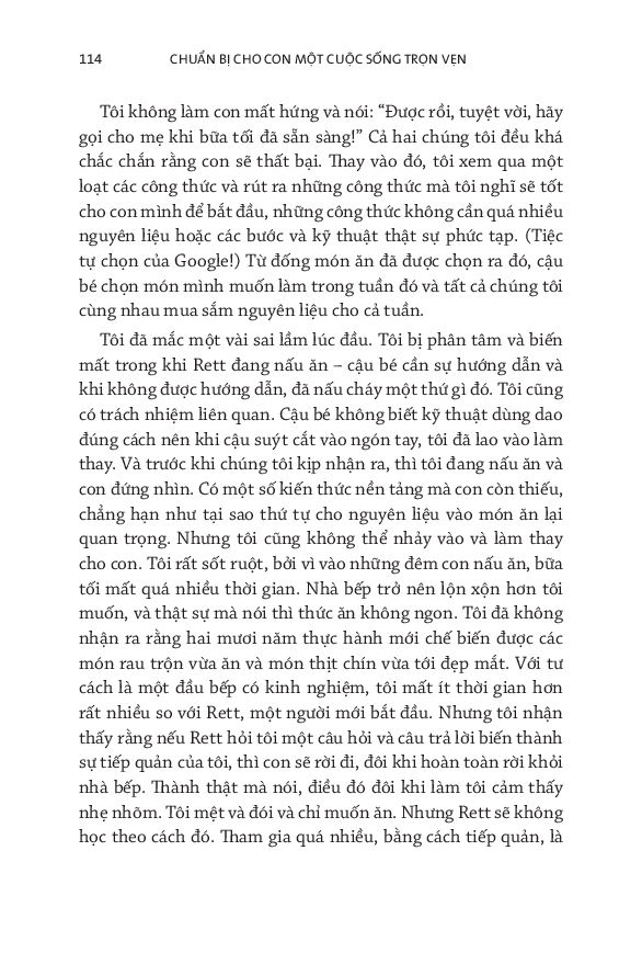 CHUẨN BỊ CHO CON MỘT CUỘC SỐNG TRỌN VẸN