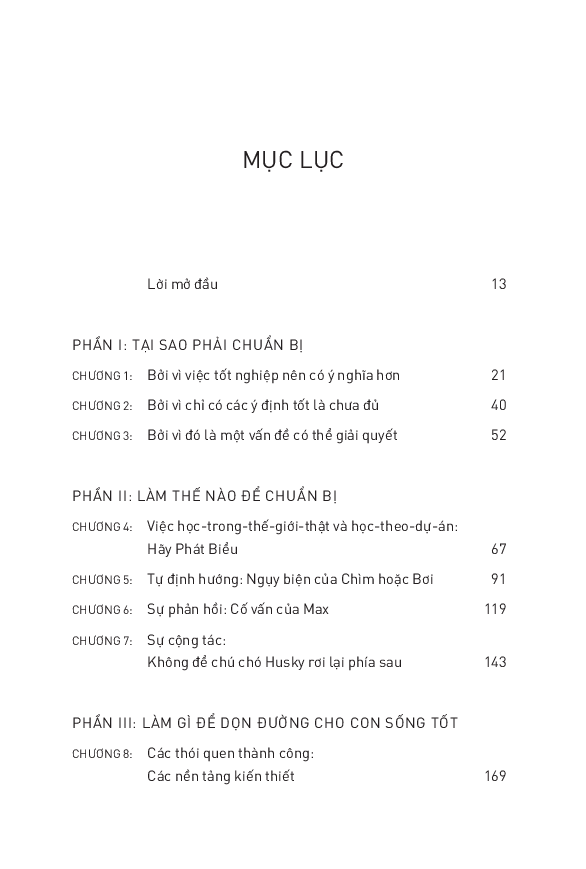 CHUẨN BỊ CHO CON MỘT CUỘC SỐNG TRỌN VẸN