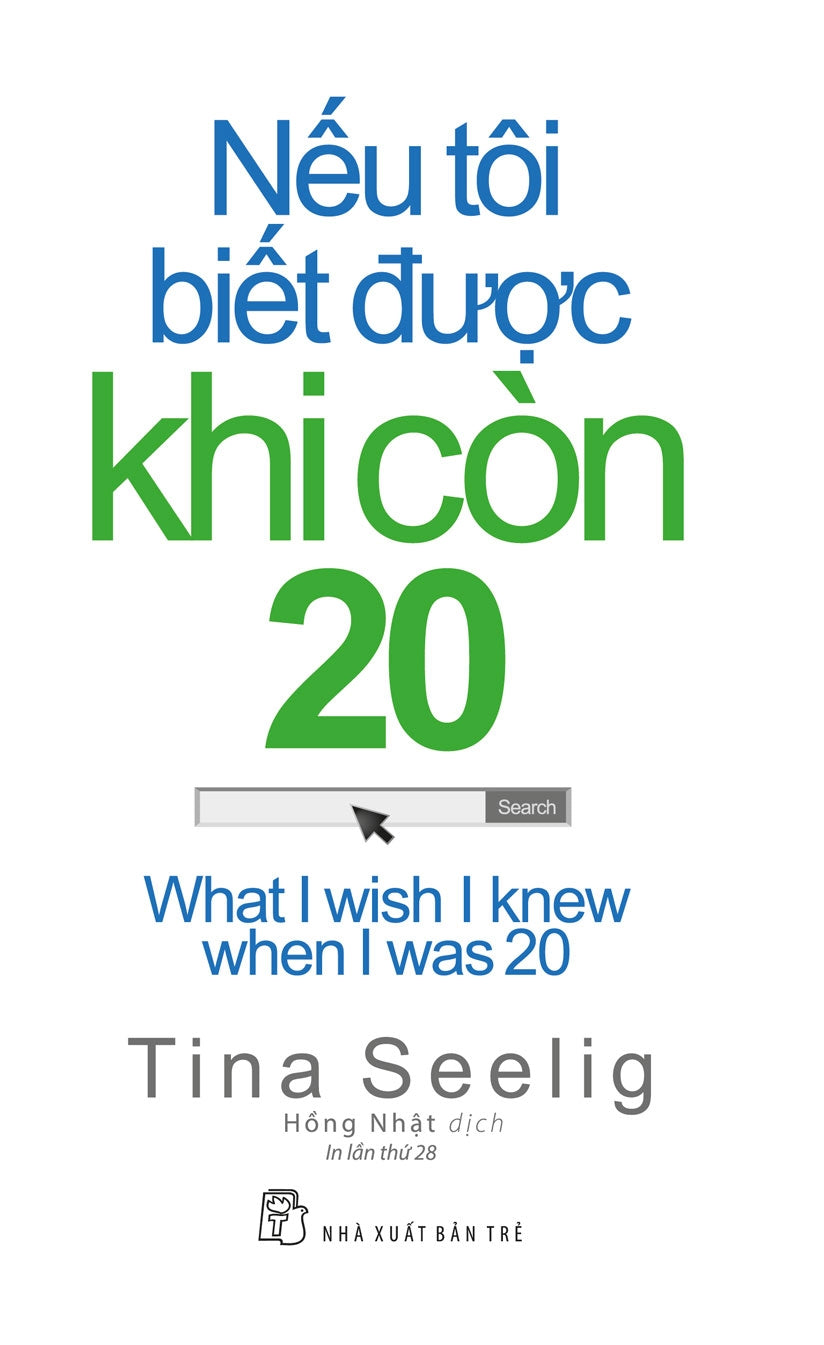 NẾU TÔI BIẾT ĐƯỢC KHI CÒN 20 What I wish I knew when I was 20