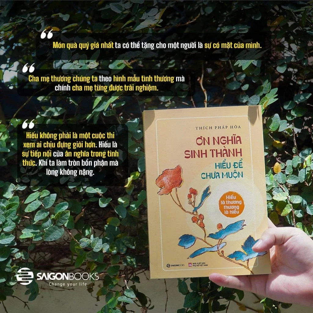 Combo Sách Ơn Nghĩa Sinh Thành và Sống Với Trái Tim Biết Đủ - Thích Pháp Hòa