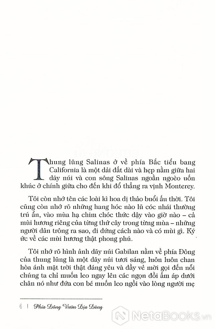 Phía đông vườn địa đàng East of Eden Vietnamese version