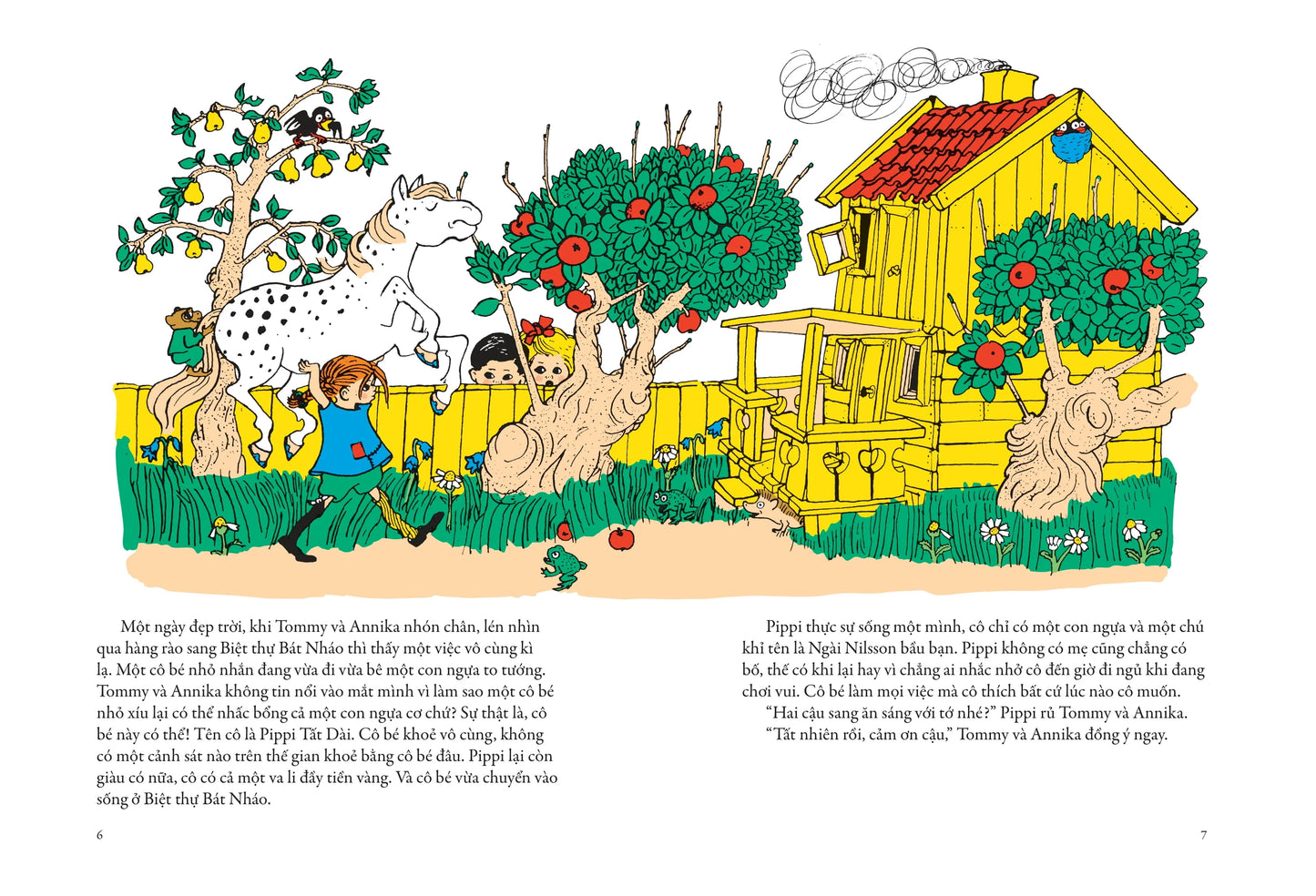 Combo Pippi Tất Dài (4 cuốn) Astrid Lindgren Minh hoạ bởi Ingrid Vang Nyman