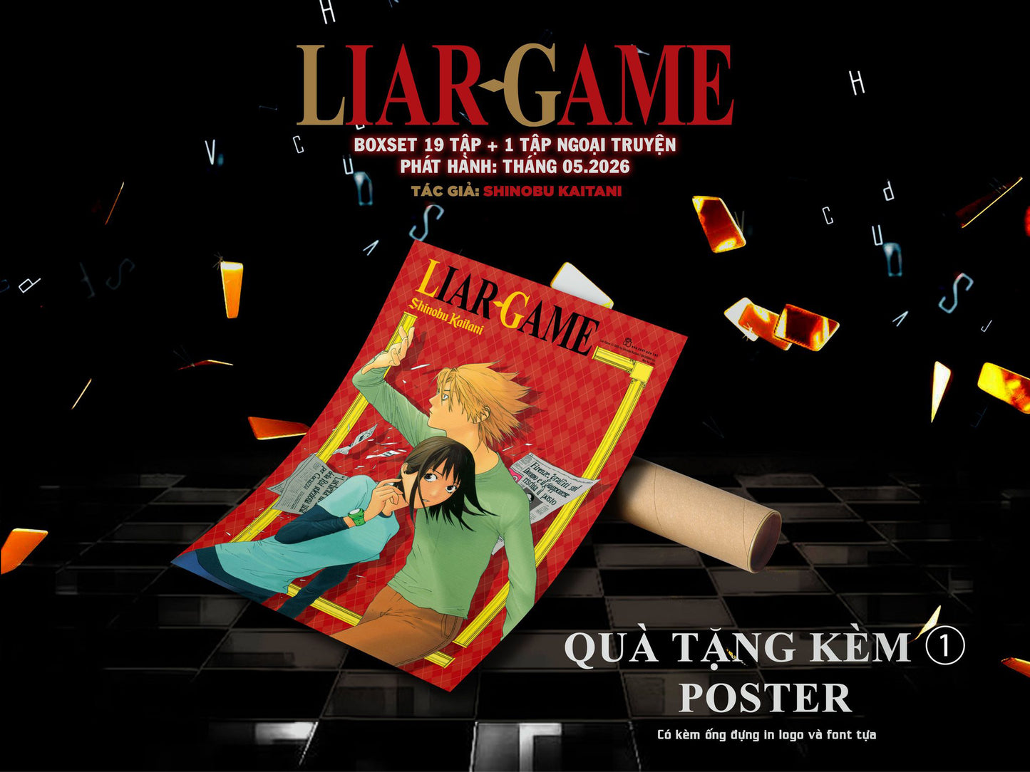 Boxset Manga - Liar Game: Tập 1 - 19 + Ngoại Truyện (Bộ 20 Tập)