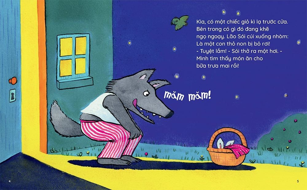 Combo 5 Cuốn - Bố Sói Con Thỏ - Dad Wolf & Little Bunny (5-Book Box Set in Vietnamese)