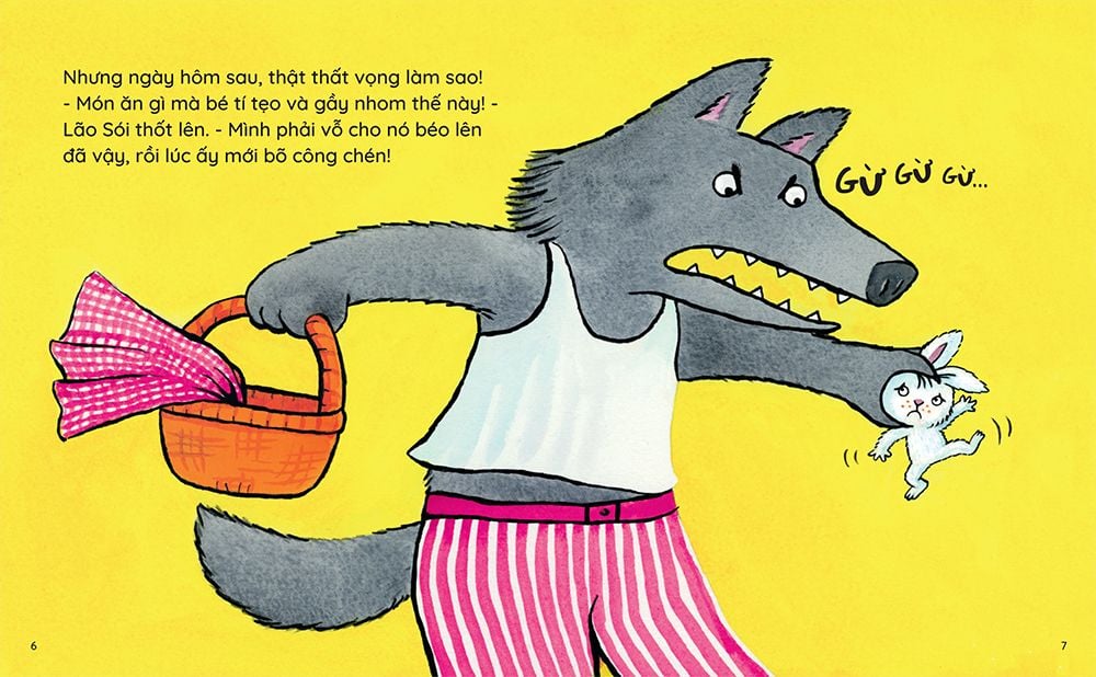 Combo 5 Cuốn - Bố Sói Con Thỏ - Dad Wolf & Little Bunny (5-Book Box Set in Vietnamese)
