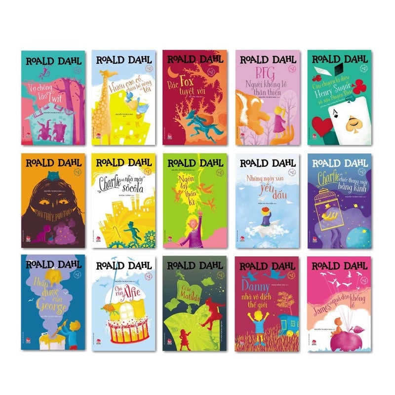 Bộ truyện của Roald Dahl-Combo 14 Roald Dahl collection in Vietnamese)