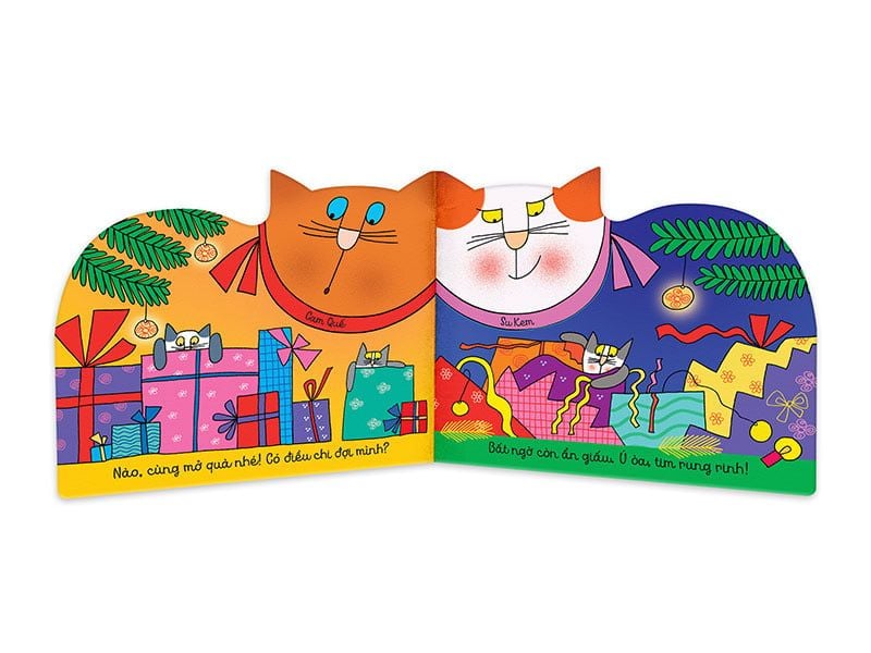 Combo 7 cuốn Chuyện nhà mèo (sách bìa cứng)| Stories of the cat family Combo 7 boardbooks