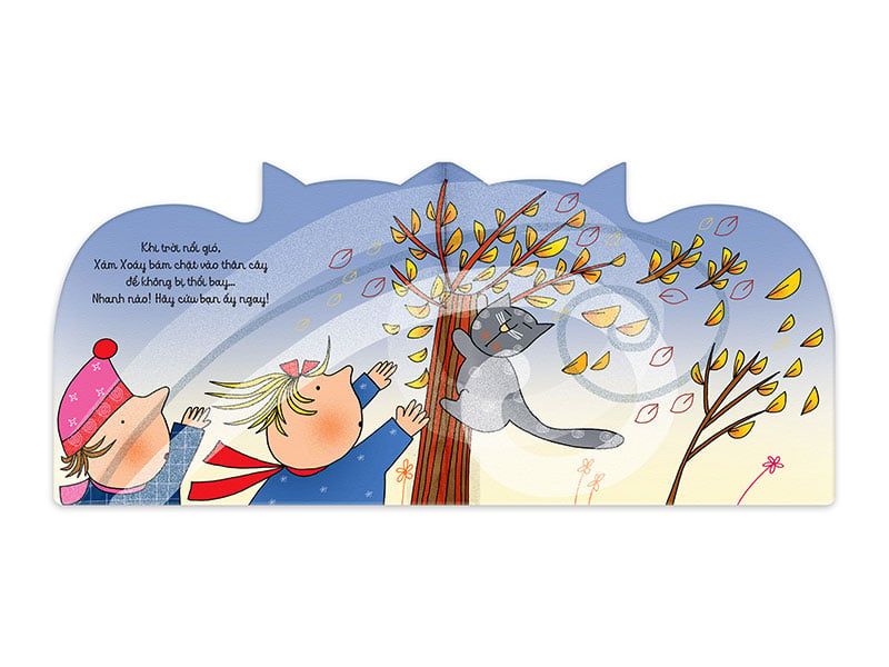 Combo 7 cuốn Chuyện nhà mèo (sách bìa cứng)| Stories of the cat family Combo 7 boardbooks