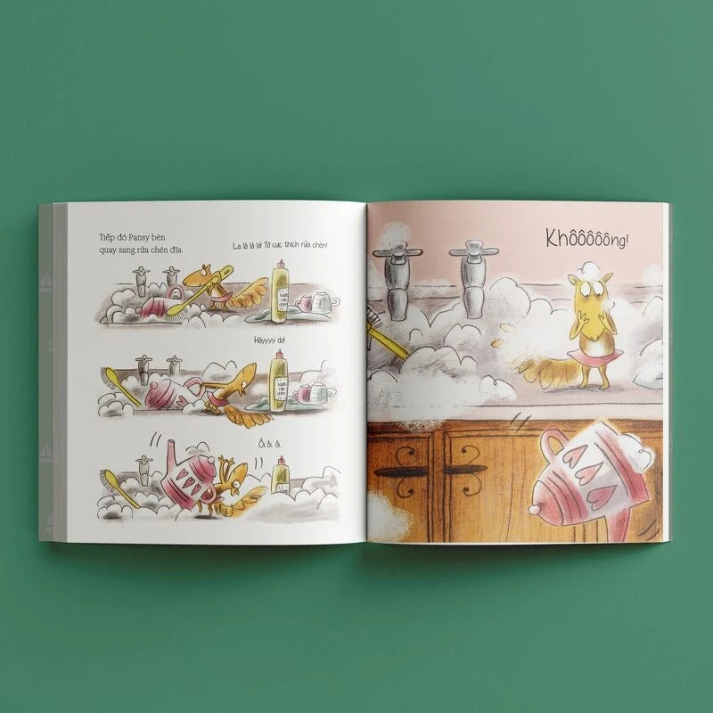 Combo 4 cuốn sách dạy trẻ về sự khác biệt| Combo 4 books that teach kids about being different (Xương rồng cũng cần lắm một cái ôm, Ôm tớ một cái đi mà, Cún nhà tớ tên Gấu, Vị khách tuyệt vời nhất trần đời)
