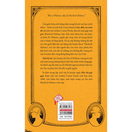 Sherlock Holmes - Tập 1 - Cuộc Điều Tra Màu Đỏ Và Dấu Bộ Tứ
