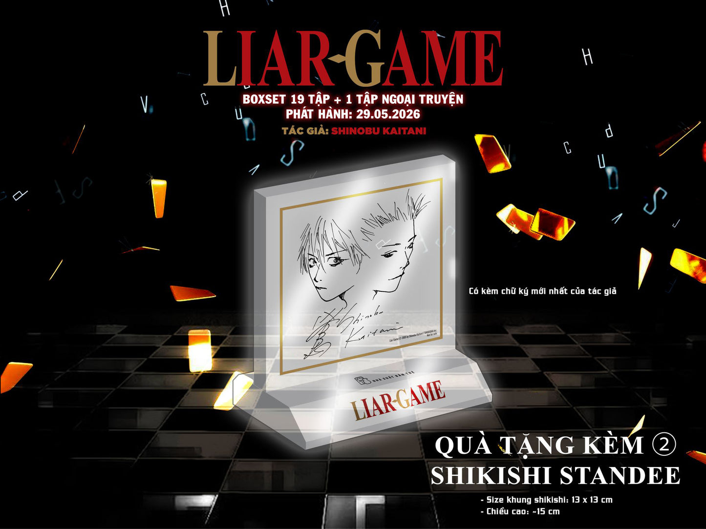 Boxset Manga - Liar Game: Tập 1 - 19 + Ngoại Truyện (Bộ 20 Tập)