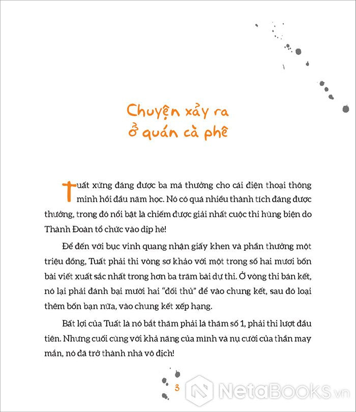 Thám tử học trò Chuyện xảy ra ở quán cà phê