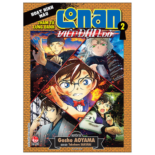 Conan Hoạt hình màu: Viên đạn đỏ Tập 1, Tập 2