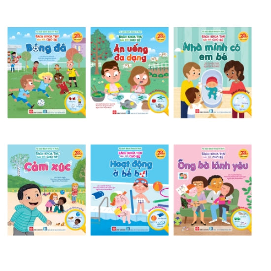 Combo 6 cuốn First-time encyclopedia for babies Bách Khoa Thư Đầu Đời cho bé