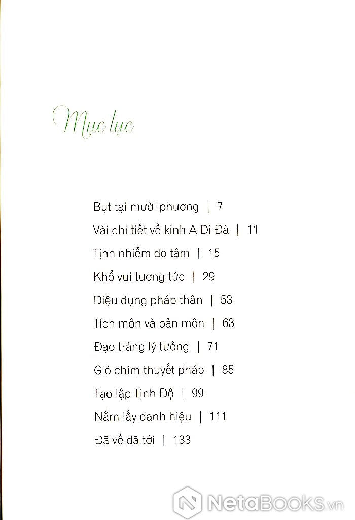 Thiết lập tịnh độ : Kinh A di đà thiền giải (Thích Nhất Hạnh)