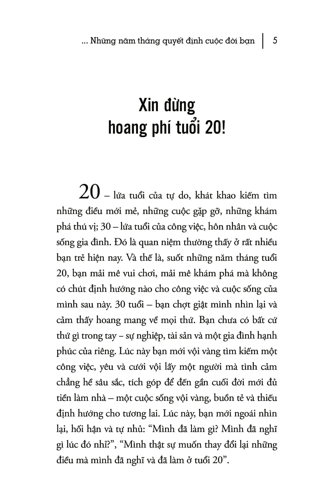 Tuổi 20 - Những Năm Tháng Quyết Định Cuộc Đời Bạn  (The Defining Decade)