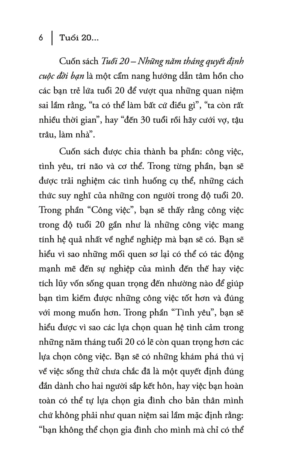 Tuổi 20 - Những Năm Tháng Quyết Định Cuộc Đời Bạn  (The Defining Decade)