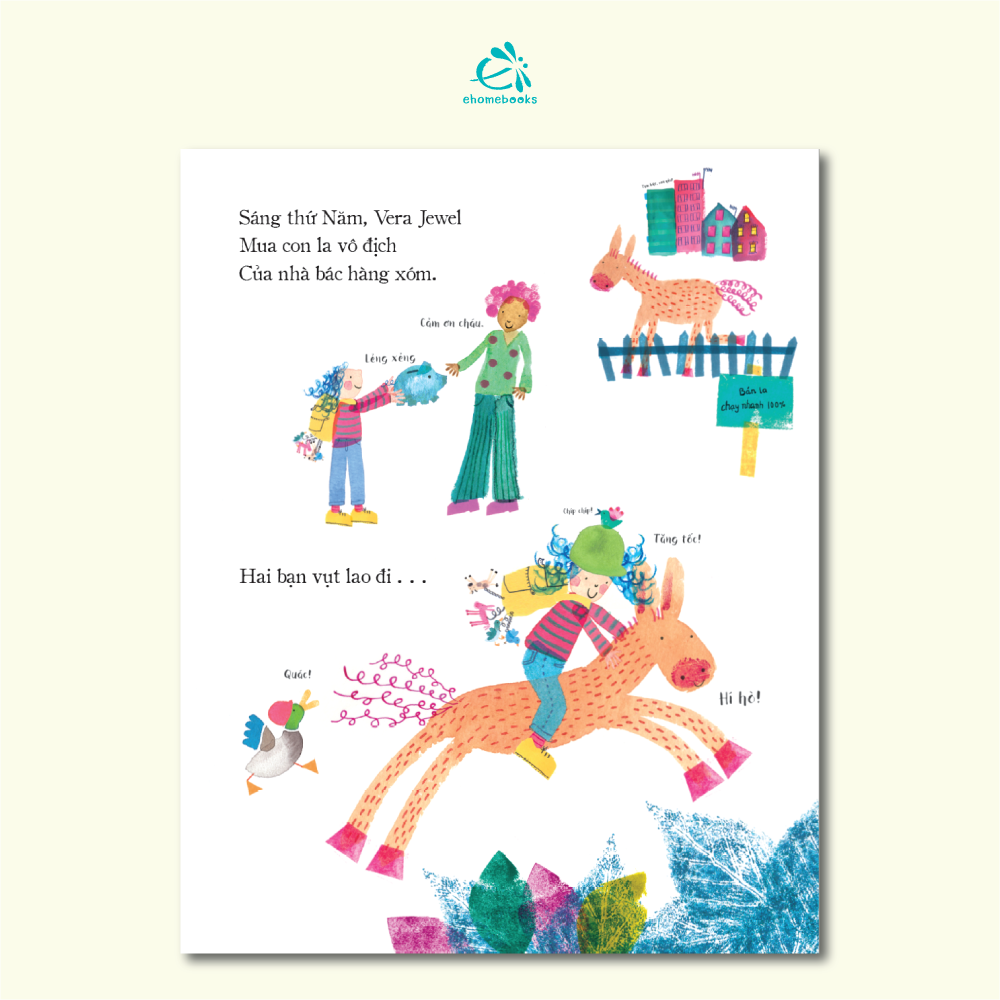 "Vera Jewel Đi Học Muộn| Vera Jewel Is Late For School Bilingual Vietnamese English Books