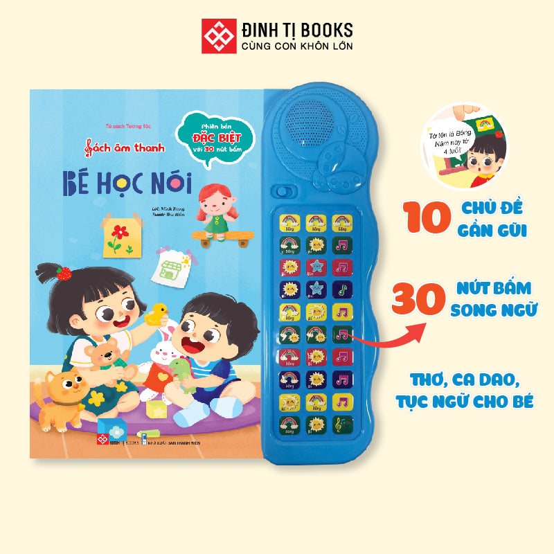Sách âm thanh - Bé học nói Learning to Talk In Vietnamese Soundbook