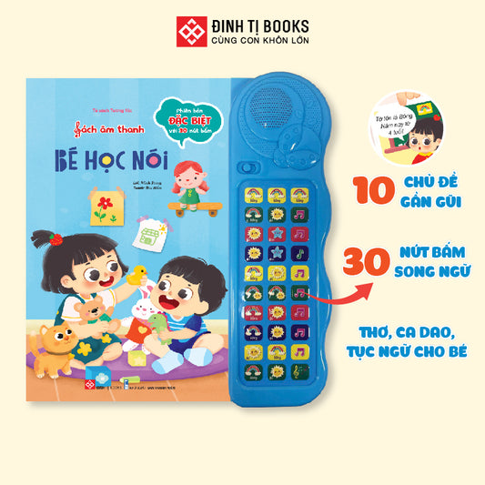 Sách âm thanh - Bé học nói Learning to Talk In Vietnamese Soundbook