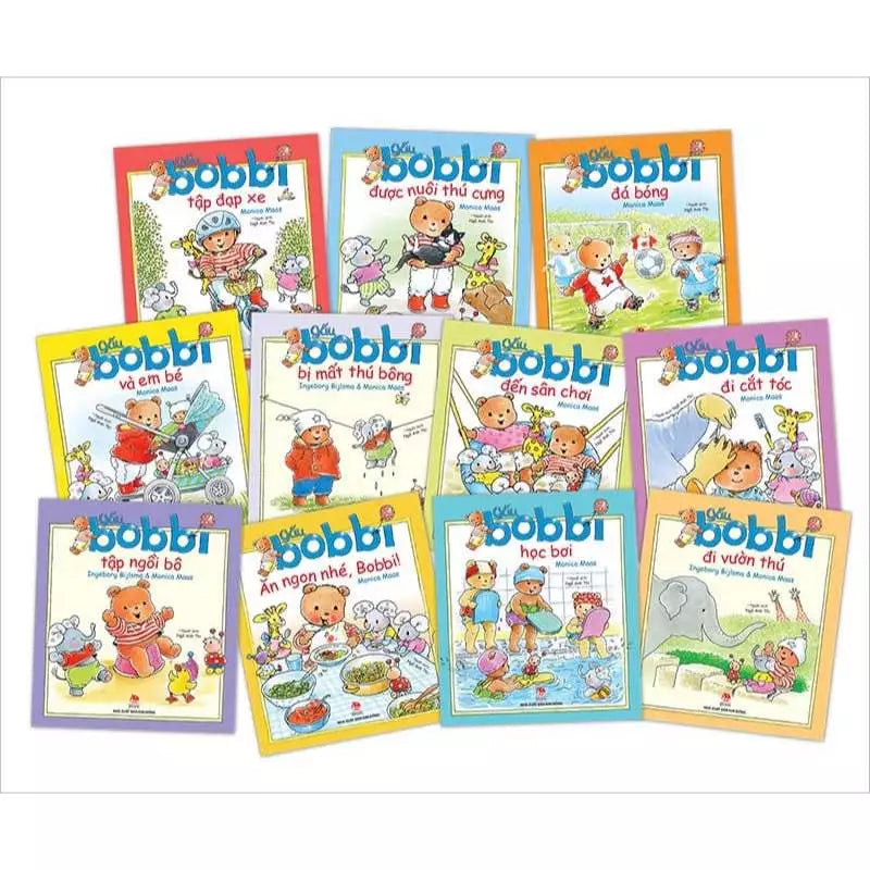Combo Sách tranh gấu Bobbi (11 cuốn) - Ingeborg Bijlsma