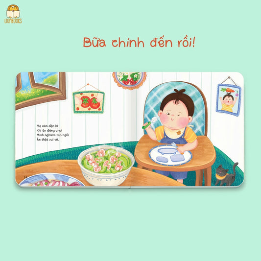 Bộ 3 cuốn sách Bữa ăn Hạnh phúc dành cho bé| Happy Mealtime 3 Vietnamese Poetry Books for Kids
