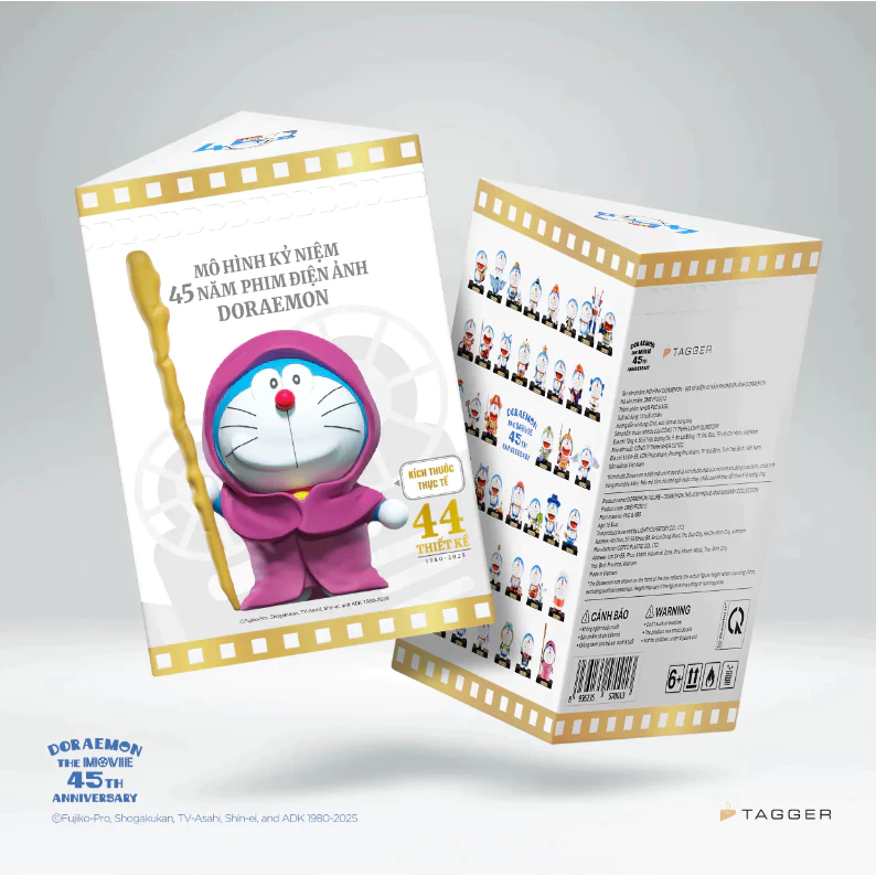 Mô hình kỉ niệm 45 năm phim điện ảnh Doraemon [DORAEMON FIGURE SETS LIMITED EDITION 45 YEARS CELEBRATION]