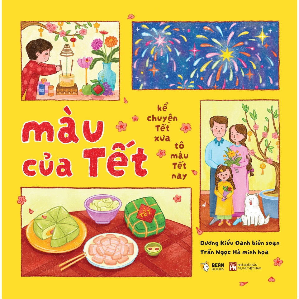 Lunar New Year Coloring Book (Sách Tô Màu ngày tết) Combo 3 cuốn