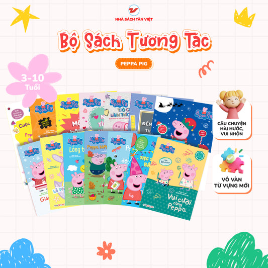 Peppa Pig Bilingual Book Set (English–Vietnamese) | “Around the World with Peppa”