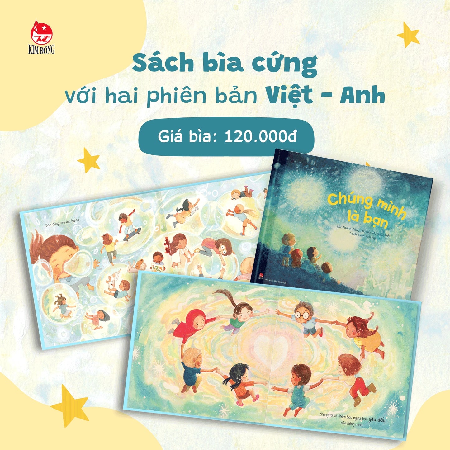 We are friends Chúng mình là bạn (A great book about friendship in Vietnamese language and English language)