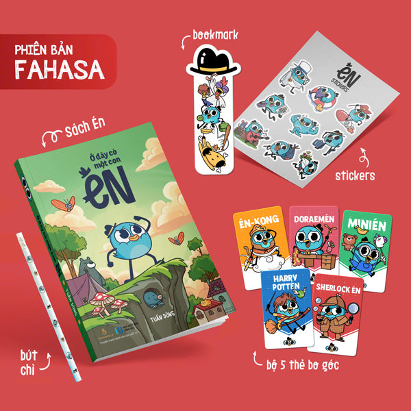 Ở Đây Có Một Con Én - Tặng Kèm 1 Bút Chì + 1 Bookmark + 5 Card Bo Góc + 1 Sticker A5