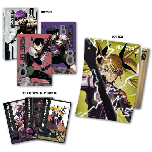 Boxset MONSTER #8 - B Side - Tập 1 + Tập 2 (Hộp 2 Tập) - Bản Đặc Biệt