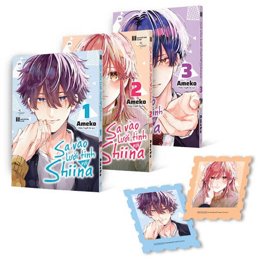 Bộ Manga - Sa Vào Lưới Tình Với Shiina: Tập 1 - 3 (Bộ 3 Tập)