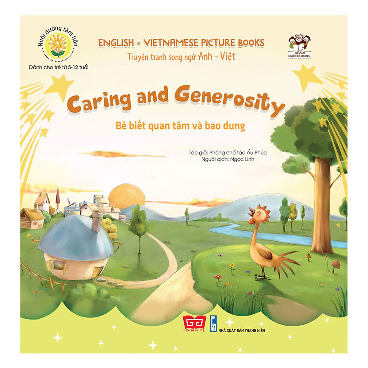 Combo 10 Nuôi Dưỡng Tâm Hồn Truyện song ngữ—Combo 10 bilingual Vietnamese-English children books for children's emotional and soul searching