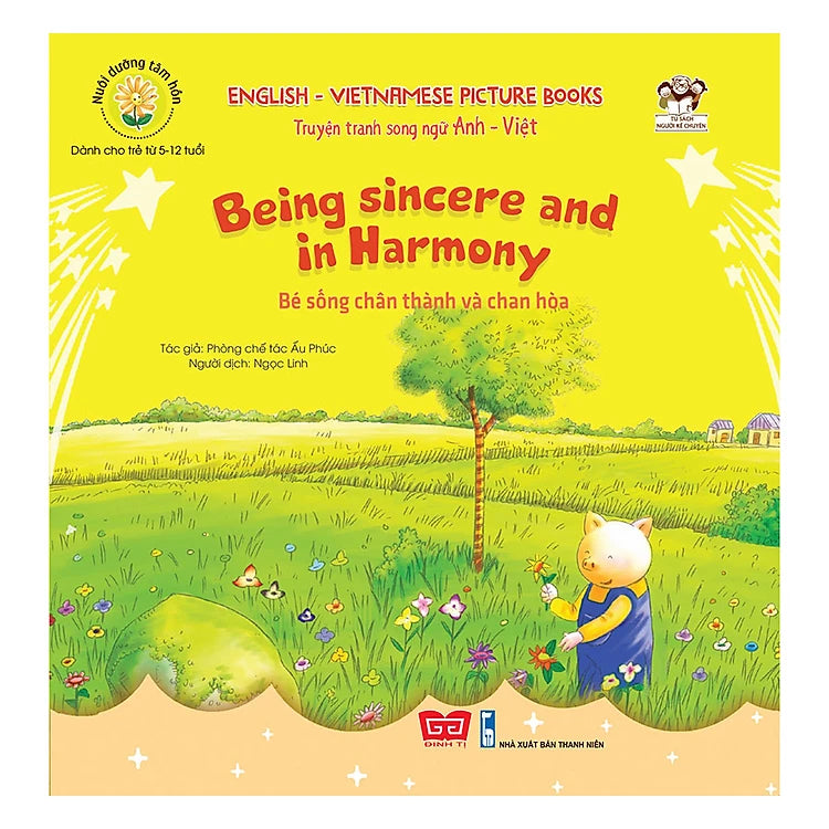 Combo 10 Nuôi Dưỡng Tâm Hồn Truyện song ngữ—Combo 10 bilingual Vietnamese-English children books for children's emotional and soul searching