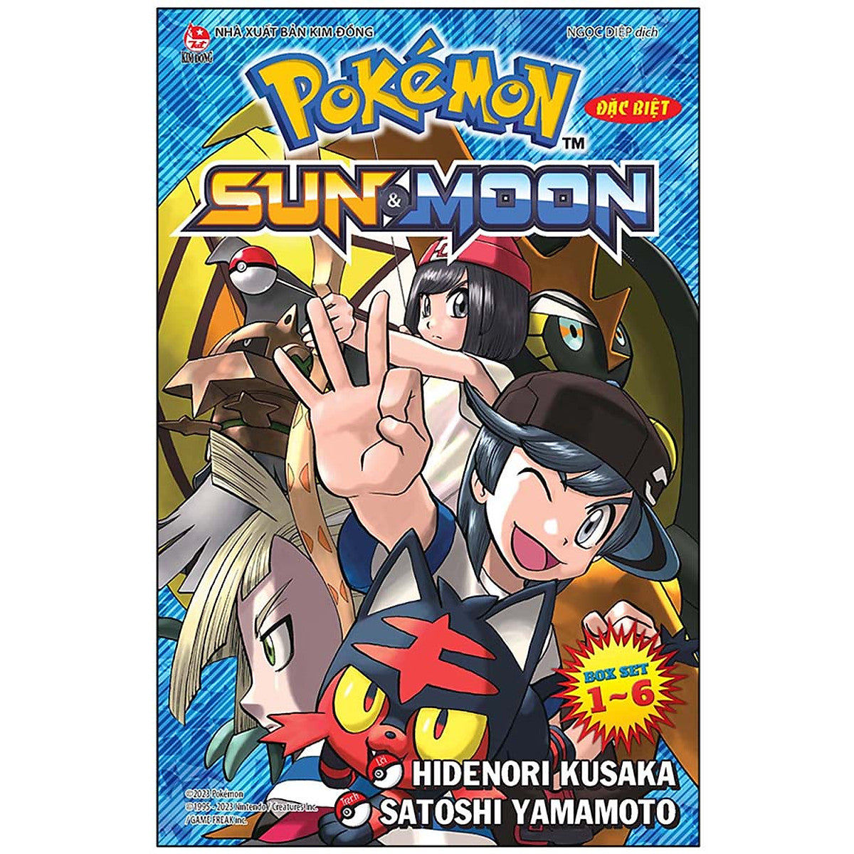 Boxset Pokémon Đặc Biệt SUN & MOON (Bộ 6 Tập)