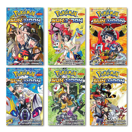 Boxset Pokémon Đặc Biệt SUN & MOON (Bộ 6 Tập)