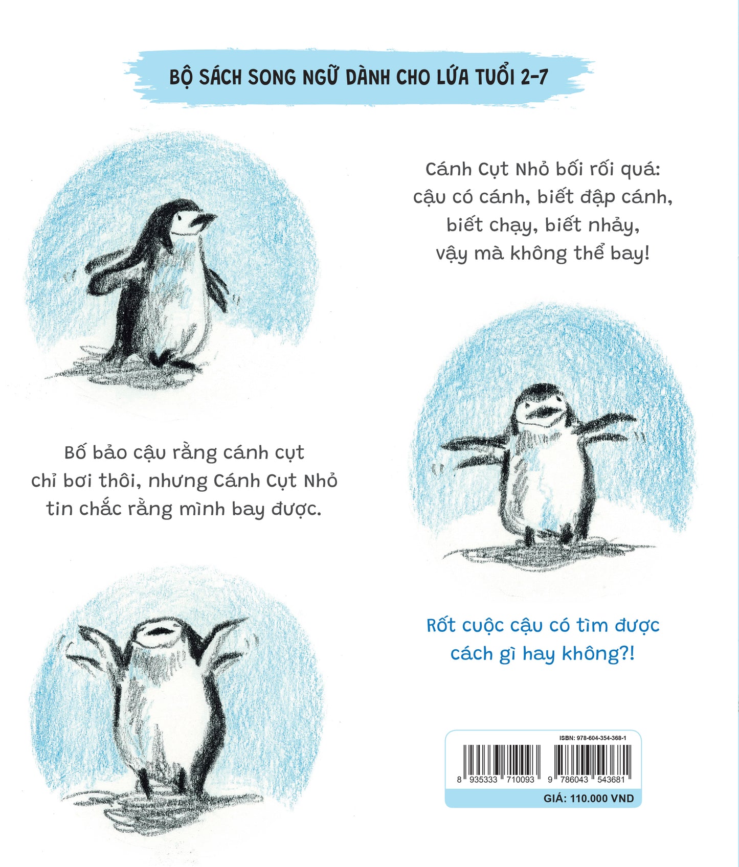 Tớ (Không) Biết Bay-I Can('t) Fly—Sách song ngữ Anh-Việt cho bé—Bilingual boardbook for children