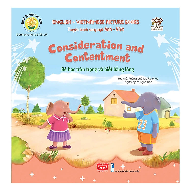 Combo 10 Nuôi Dưỡng Tâm Hồn Truyện song ngữ—Combo 10 bilingual Vietnamese-English children books for children's emotional and soul searching