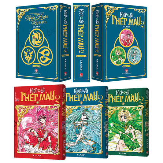 Boxset Hiệp Sĩ Phép Màu: Magic Knight Rayearth (Bộ 3 Cuốn) - Phần II - Tặng Kèm 01 Postcard Ivory (Số Lượng có Hạn)