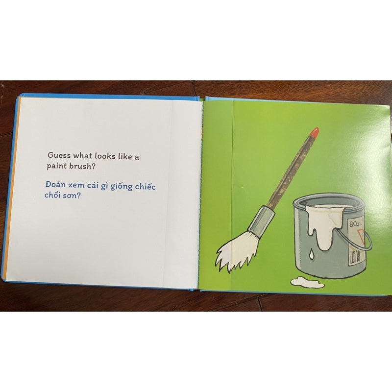 Combo 3 cuốn sách đố vui lật giở song ngữ—Combo 3 bilingual interactive children books